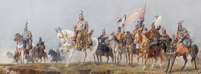 The Arrival of the Hungarians (Feszty Panorama) by Arpad Feszty